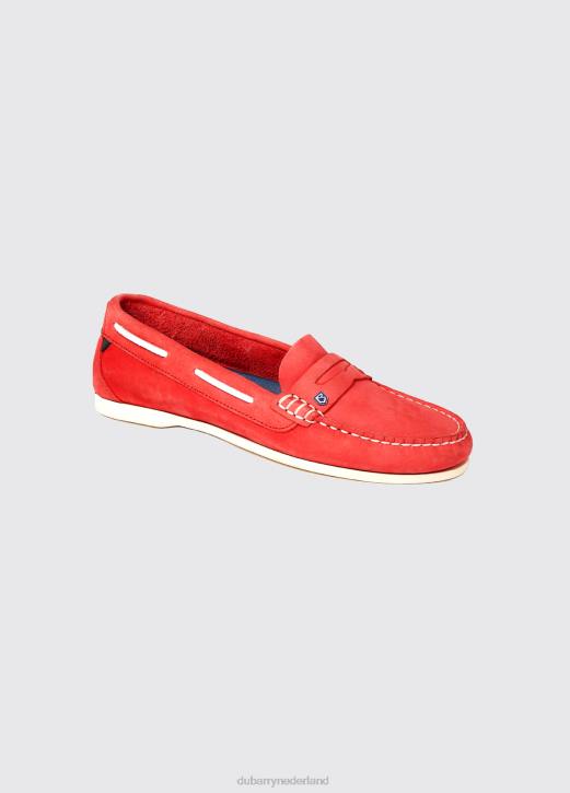 Dubarry RJ4V842 rood belize dekschoen schoenen vrouwen